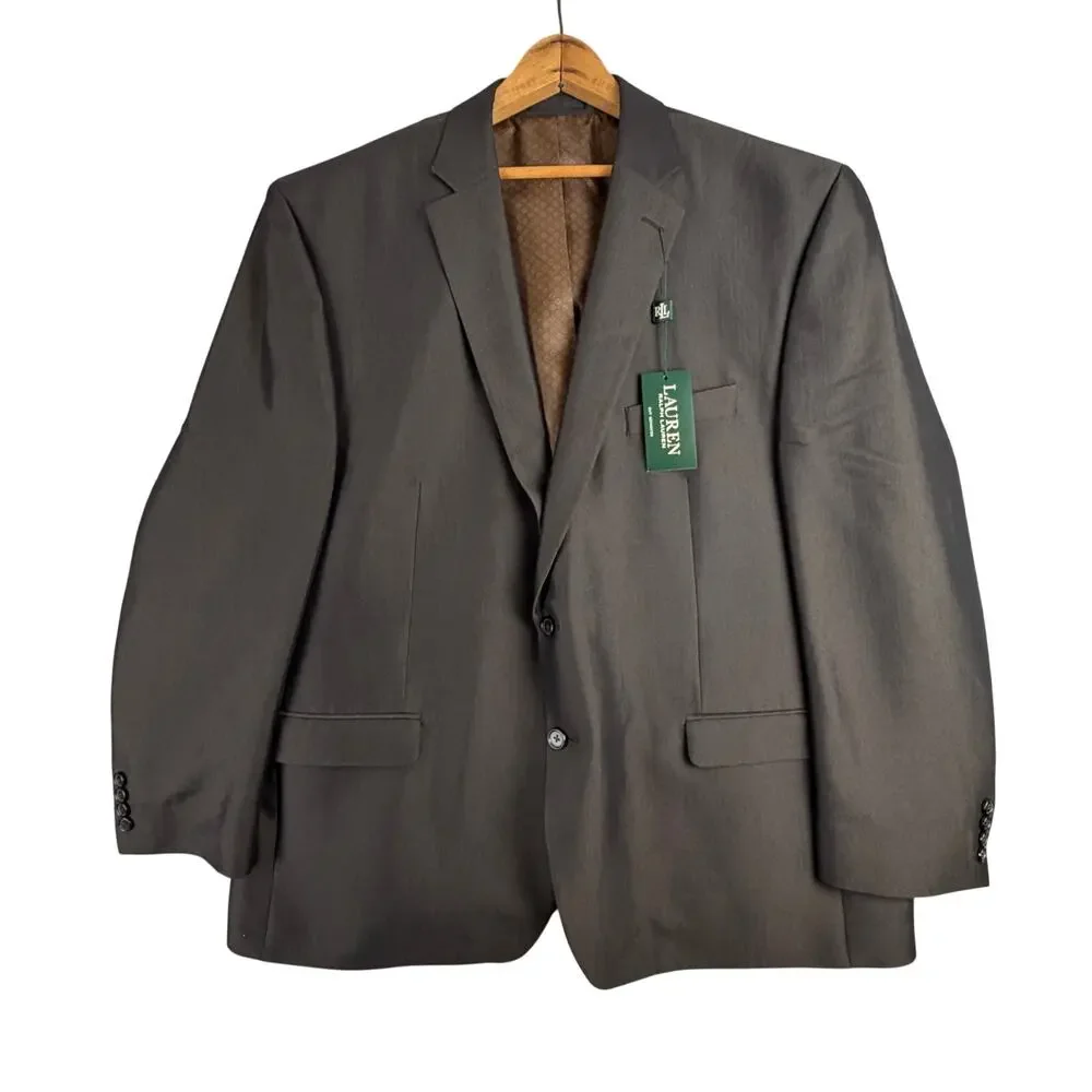 Lauren‎ Ralph Lauren Leland Suit Jacket Blazer in Brown  mens Sz 50 regular. NWT